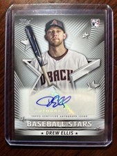 2022 Topps Series 1 Drew Ellis Baseball Stars Autograph Auto Black /199 RC