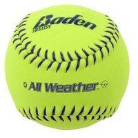 Baden All Weather Series Fastpitch Softball - Set Of 12, Yellow, 11 on sale Baden All Weather Series Fastpitch Softball - Set Of 12, Yellow, 11 on sale