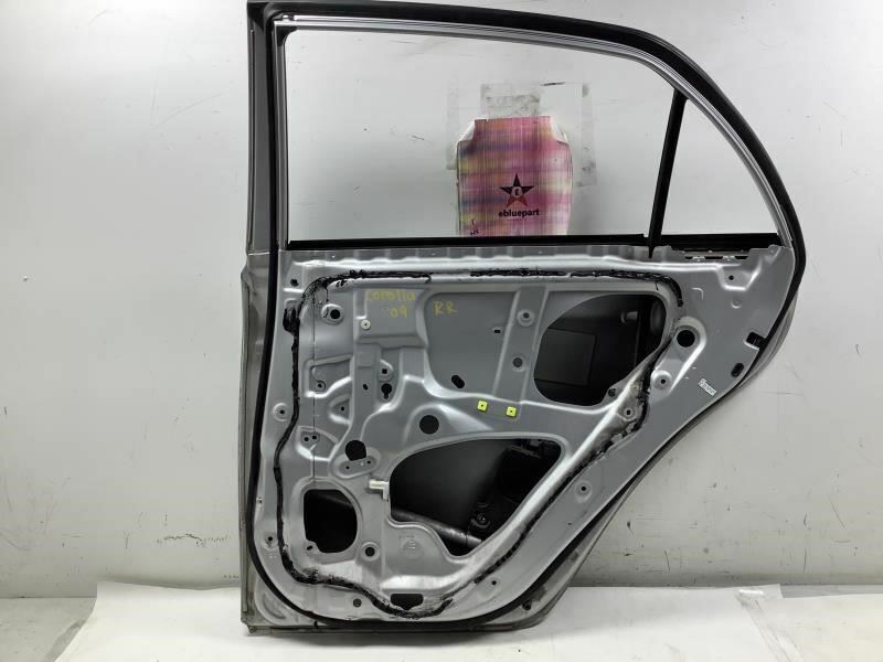 TOYOTA COROLLA LE 2009 2013 REAR RIGHT DOOR SHELL CLASSIC SILVER