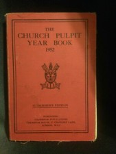 The Churc Pulpit Year Book . 1952.   V33d