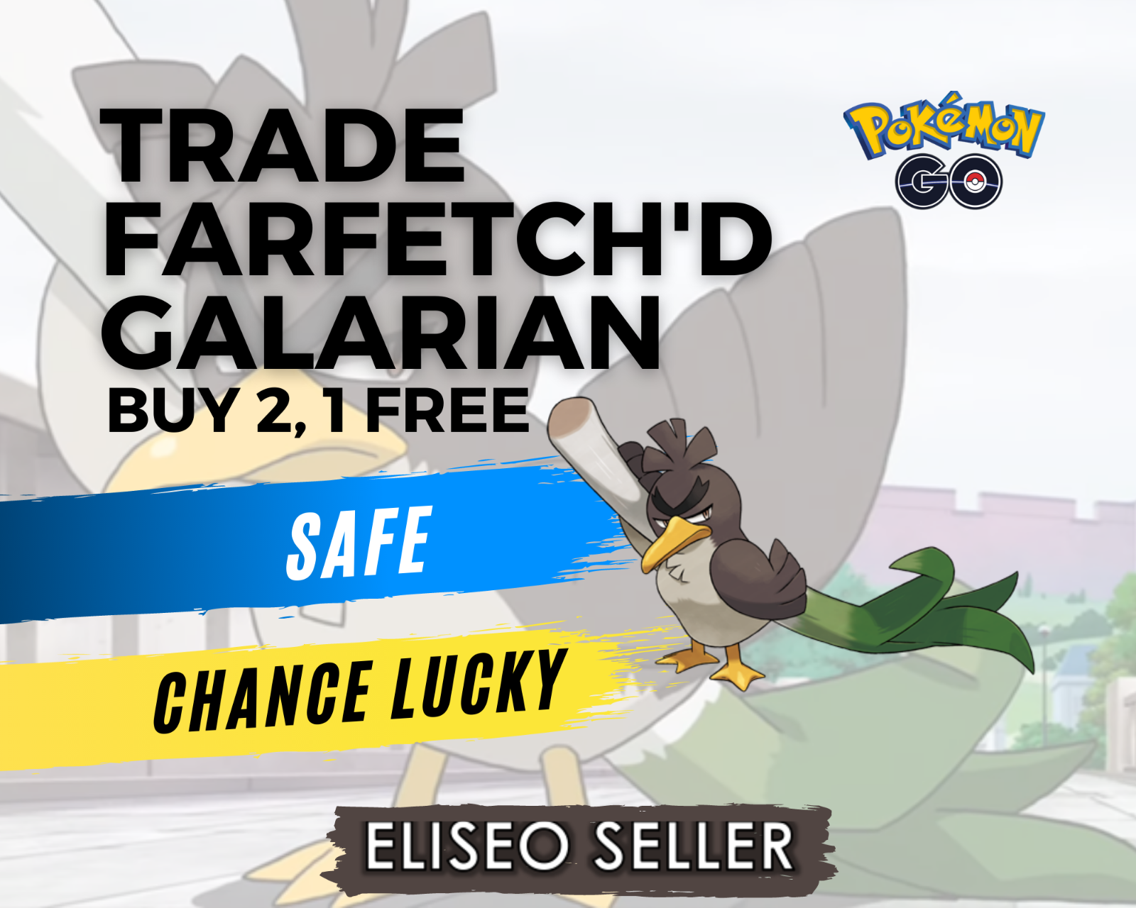 Galarian Farfetch'd Pokemon Go