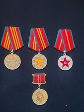 Medals of the Internal Troops of the USSR for 10, 15, 20 years of service.