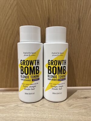 Growth Bomb Blonde Toning Supercharge Shampoo & Conditioner je 300ml