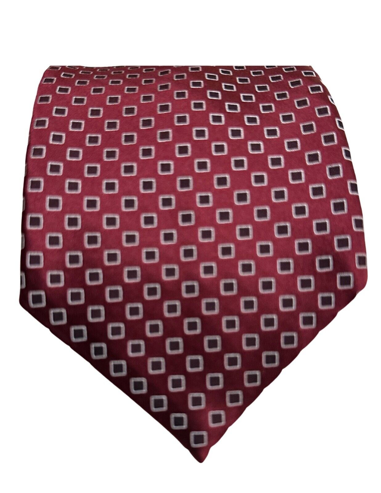 STEFANO RICCI Silk Tie RED Handmade in Italy - image 1