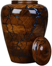 WOODEN CREMATION URN BOX FUNERAL URN BOX BURIAL URN ASHES URN MEMORIAL URN