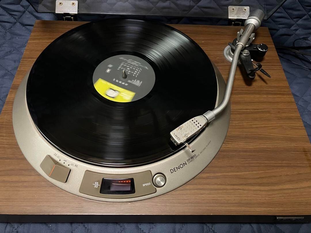 DENON レコードプレーヤー　DP-1600 Denon DP-1600 Fully Automatic Direct Record Player Turntable Good