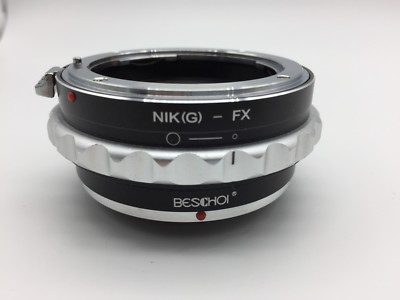 BESCHOI Camera Lens Adapter Ring for Nikon AI(G) AF AF-S Lens -Fuji X FX #290527