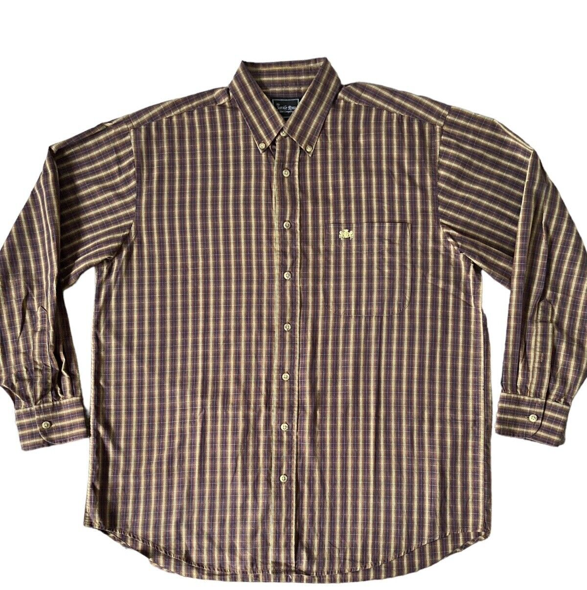 FILA the saville row company camicia check neon uomo taglia L