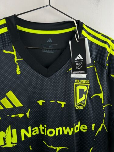 NWT Authentic Columbus Crew Jersey 24/25 Away Kit Men's Size XL Black Adidas - Picture 8 of 8