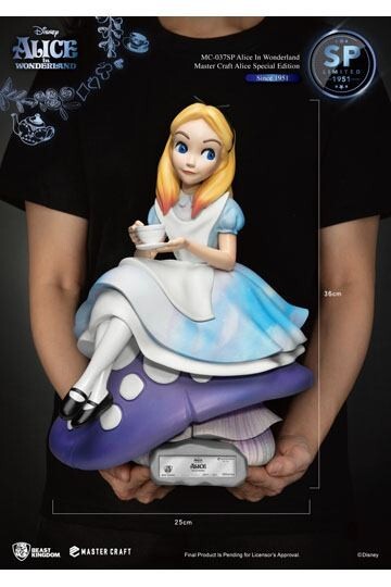 Alice In Wonderland Master Craft Statue Alice Special Edition 36 cm