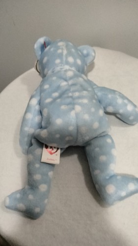 Ty Beanie Babies - Bubbly The Blue Bear - Retired Mint Collectible Plush Toys - Picture 8 of 9
