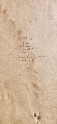 Vintage Nancy Wilds 1968 from an Early English Litany Print with Black frame - Picture 8 of 9