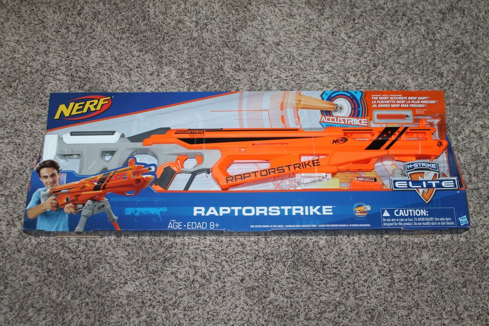 Nerf N-Strike Elite AccuStrike RaptorStrike, Includes 18 Darts, Ages 8 and  up