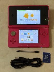 Nintendo 3DS Console Pink Edition With Charger US SELLER Very Good