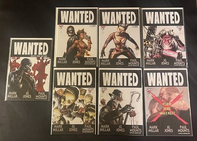 WANTED 1-6 Complete Set 2004 Millarworld Top Cow Image + Death Row Edition #1