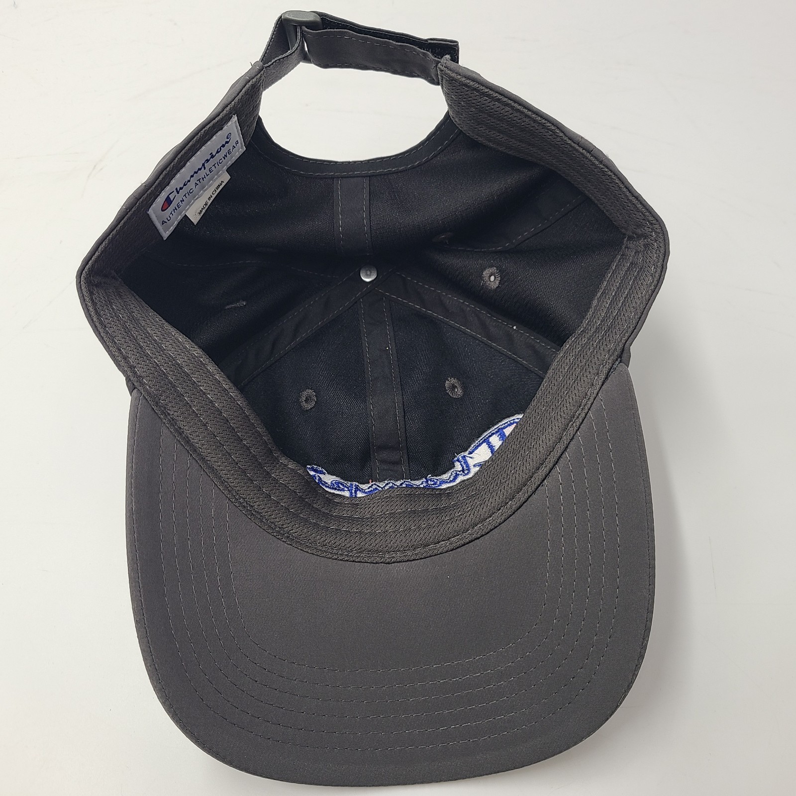 Champion Hat Adjustable Gray Polyester Casual Wea… - image 11