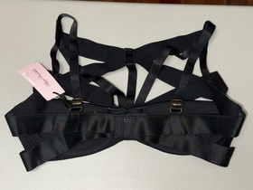 Agent Provocateur Whitney High Neck Underwired Bra Black Size 4