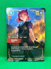 Riftbound: League of Legend TCG Annie Fiery OGS 001/024 Proving Grounds — live eBay listing