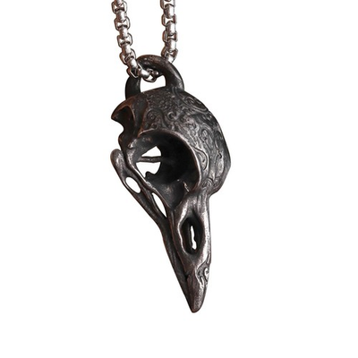 #ad #ad Raven Skull Necklace Metal Viking Gothic Pendant Jewelry Gifts for Men and W... $24.73