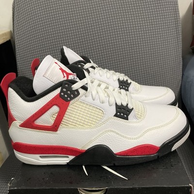 Jordan 4 Red Cement Size 11 Mens Brand New with defects