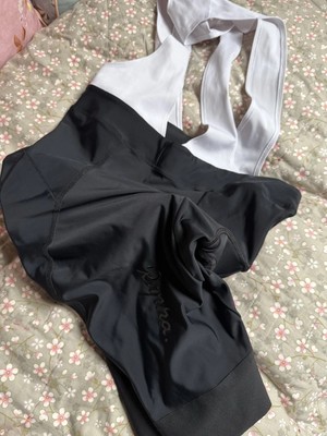 Rapha Core Bib Shorts XL Extra Large Black/White