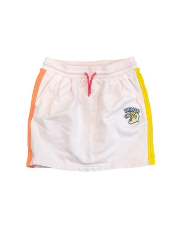 KENZO KIDS Pink Sweat Skirt Side Stripe Fleece Varsity Tiger Drawstring 10 NEW - Picture 4 of 11