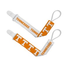 Tennessee Volunteers 2 Pack Pacifier Clips NEW Cloth Binkie Clip Packie