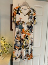 David Nieper Bold Print Jersey Kaftan Style Dress - Size 10