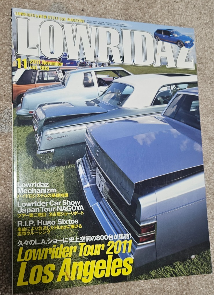 LOWRIDER 写真集 LOWRIDAZ MAGAZINE japan lowrider vol. # 9 2011 JAPANESE jdm la