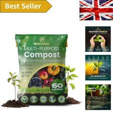 Organic 60L Multi-Purpose Compost for Healthy Growth – Indoor & Outdoor Use 0.33 per litre