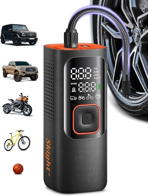 #ad 160PSI amp; 2X Faster Accurate Pressure LCD Display Portable Air Pump $49.99
