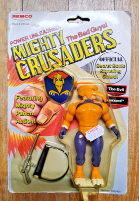 Mighty Crusaders The Evil Buzzard INCOMPLETE-MISSING CAPE Remco 1984