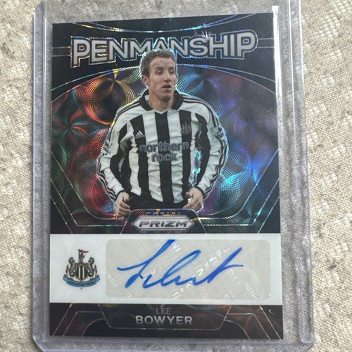 2023-24 Panini Prizm Premier League Lee Bowyer Penmanship Auto Choice Black 1/1