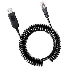 USB to RJ11 Colied Power Cord for Radar Detectors with Uniden R3 R4 R4w R7 R8...