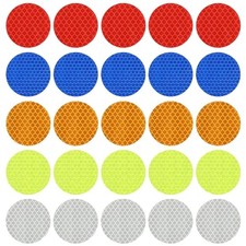 Reflective Stickers Pack Night High Visibility Waterproof Warning 50