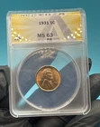 1931 P Lincoln Wheat Copper Cent 1C MS BU RB RED-BROWN