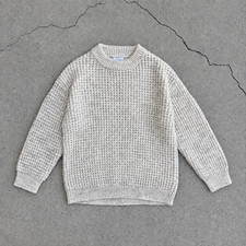 Zara Kids Cream Open Knit Sweater 3-4 Years 104 NWT Cotton Blend