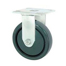 Faultless Rigid Plate Caster 3498-6 6"" Polyurethane Wheel Casters Wheels &
