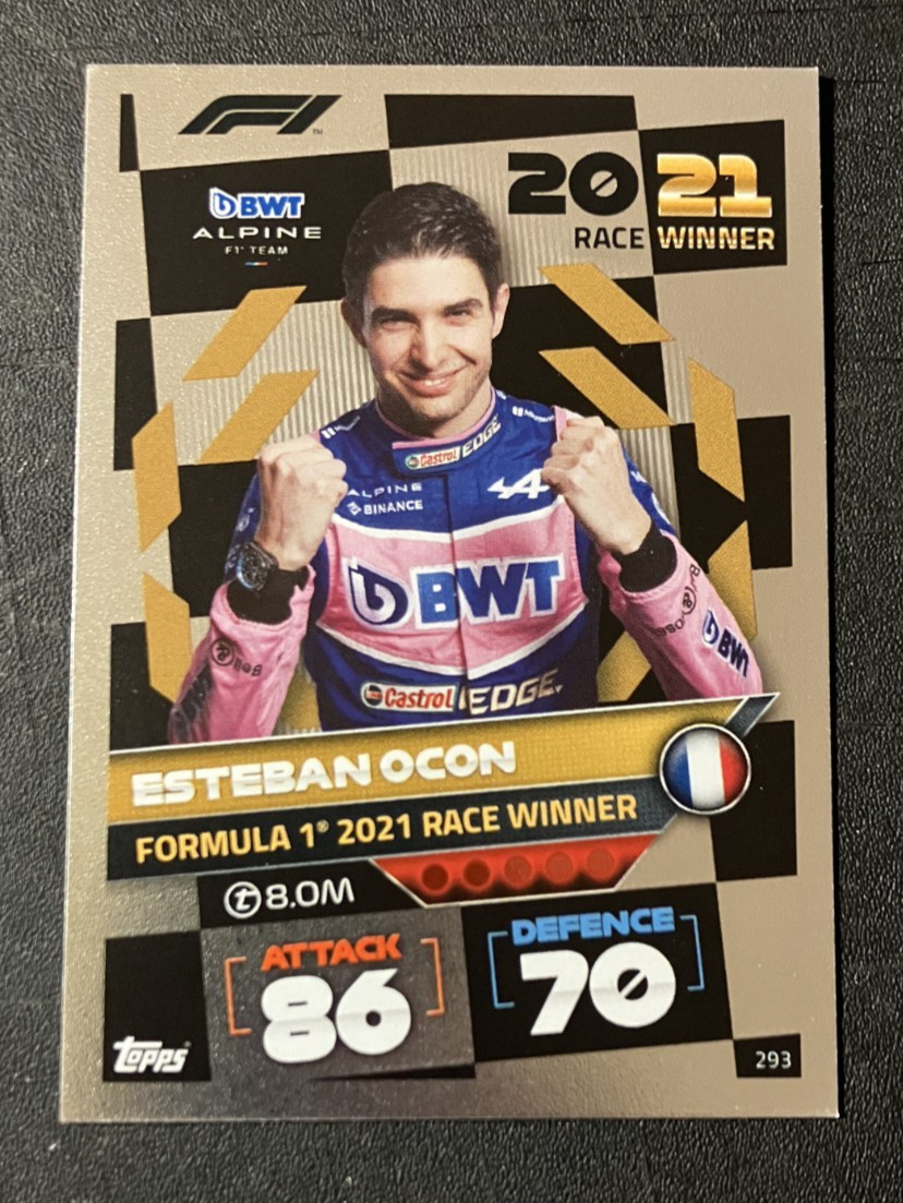 Esteban Ocon #293 Alpine Renault - 2022 Topps Turbo Attax Formula 1 F1 Card - NM