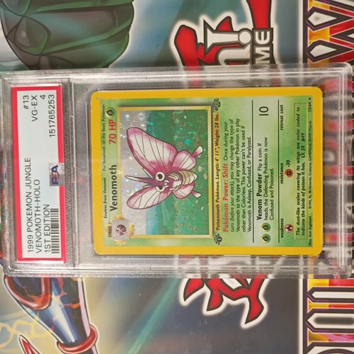 Venomoth (1st Edition) graded PSA 4 for sale on eBay