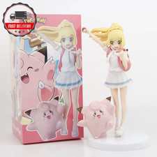 Lillie & Clefairy Anime Figure - 19CM Pokemon Action Toy Collectible