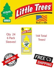 Little Trees U6P-60105 Vanillaroma Hanging Air Freshener for Car/Home 144 Pack 