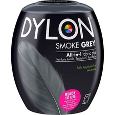 Dylon All in 1 Machine Dye Pod Smoke Grey 350g Easy Fabric Colour Refresh New