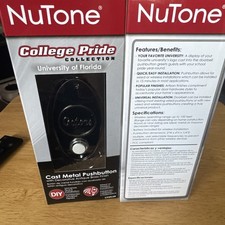 Nutone College cast brass Doorbell - Gators - LED Pushbutton