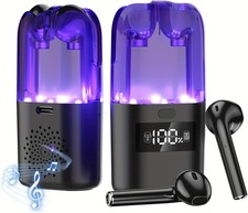 Bluetooth Earbud  Mini Speaker   Mic, RGB Lights, Portable