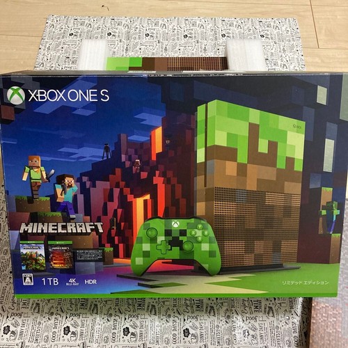 Xbox One S 1TB Minecraft Limited Edition Console w/ Box | eBay