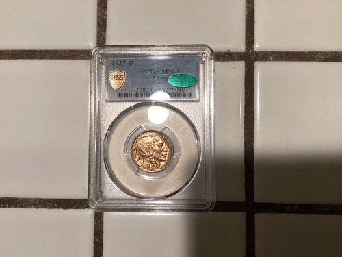 1937-D Three Legged Buffalo Nickel PCGS MS-63 CAC