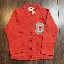 1950s Champion Cardigan Sweater Juvenile Size 4 True Vintage USA Made