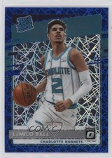 2020 Panini Donruss Optic Blue Velocity Prizm LaMelo Ball #153 Rookie RC