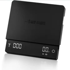 MHW-3BOMBER Large Coffee Scale with Timer, Digital Pour-Over Scale with Flow Rat
